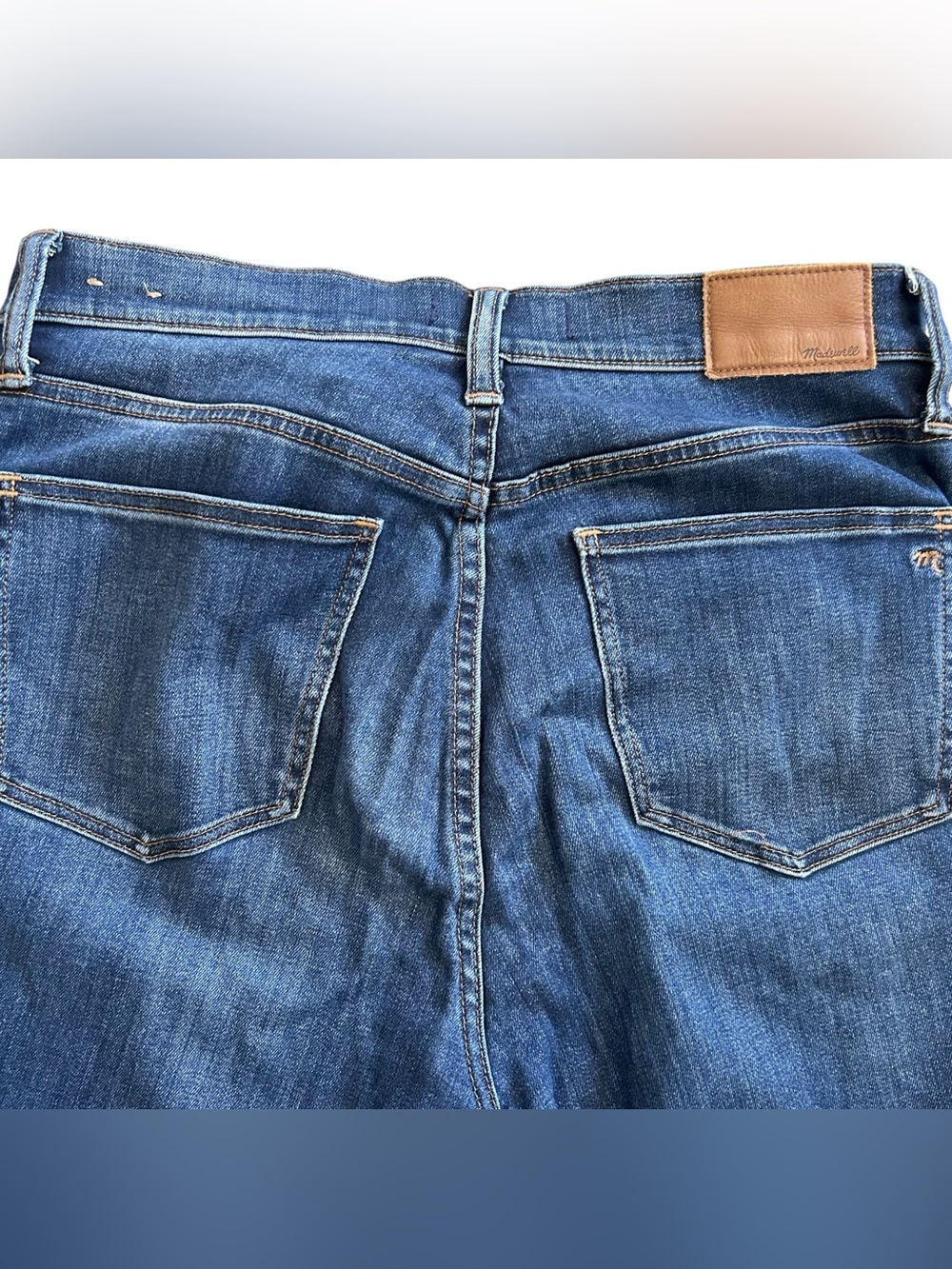 Madewell Women's Skinny Jeans 10" High Rise Dark Wash Denim Size 29 - Picture 4 of 5
